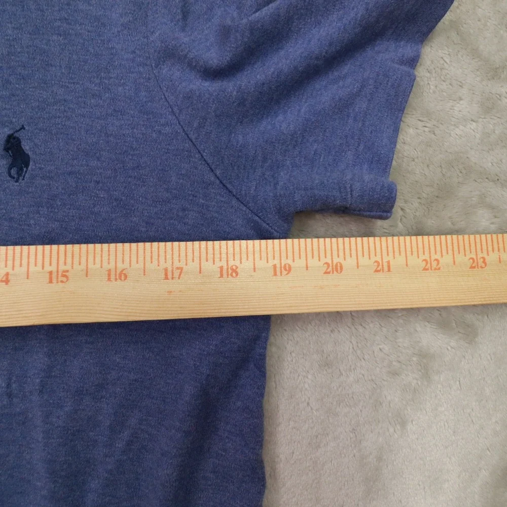 Polo Ralph Lauren Heather Blue Short Sleeve Polo Shirt‎ Men's Small Preppy